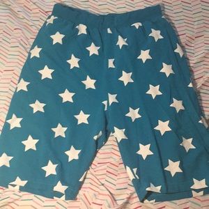 Star blue shorts